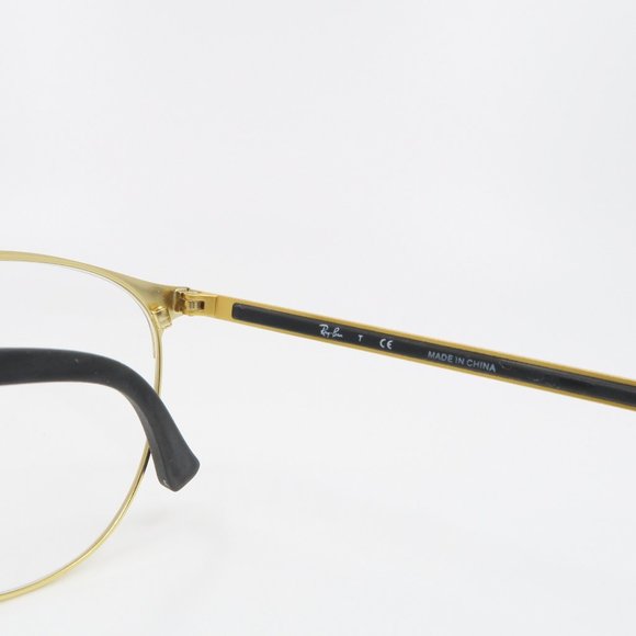 Ray-Ban RB 6375 2890 Unisex Round Shiny Black - Picture 4 of 6